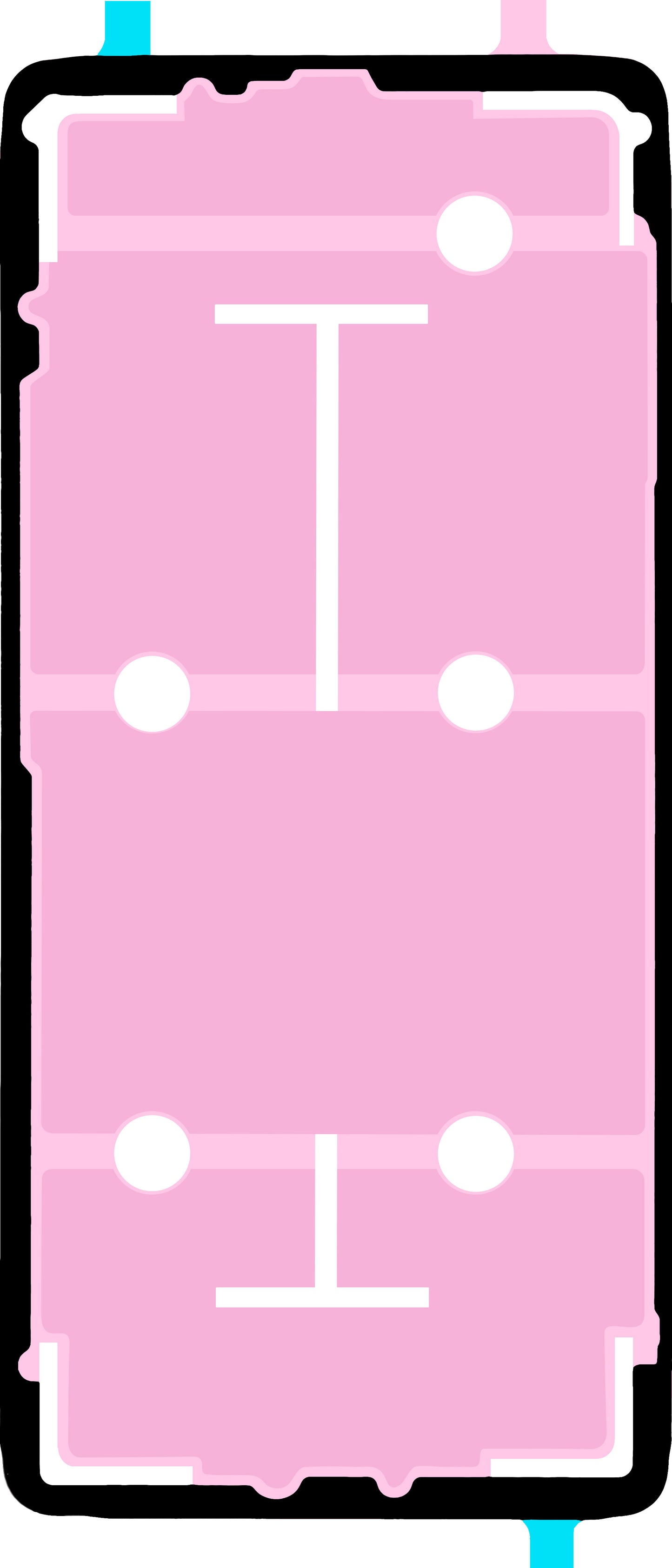 Adesivo Tampa da Bateria Realme GT 7, Service Pack 612717000517