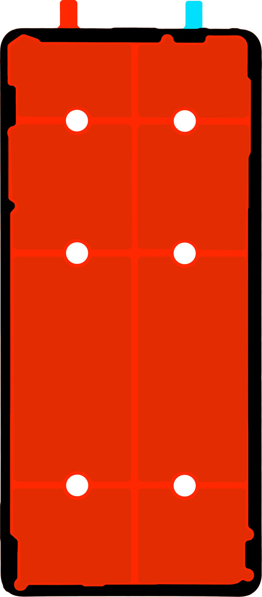 Adesivo Tampa da Bateria Realme GT 6, Service Pack 612717000253