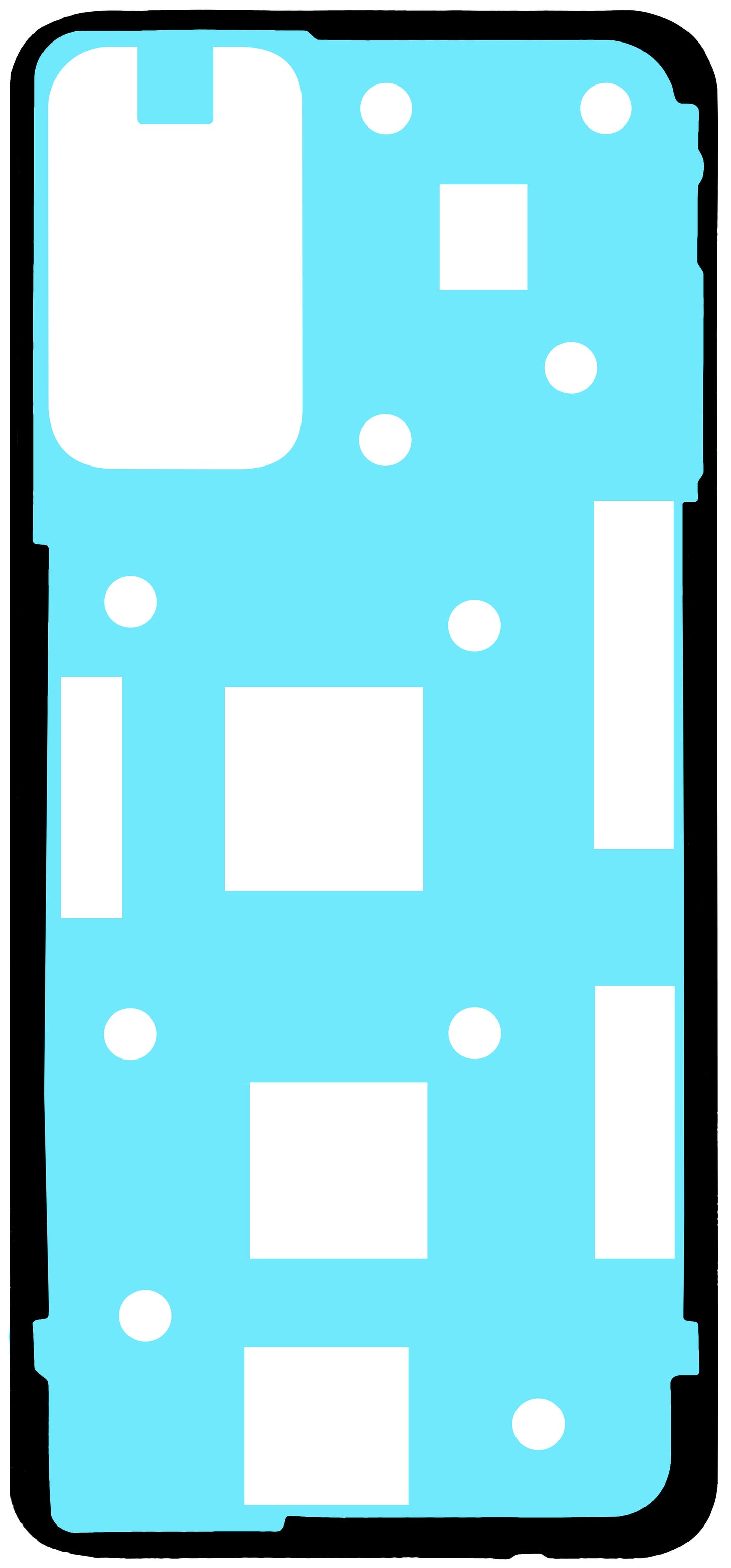 Adesivo Tampa da Bateria Xiaomi Redmi Note 14 5G