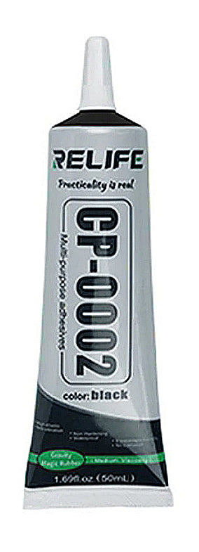 Cola Líquida Relife CP-0002, 50ml, Preto
