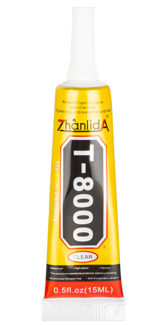 Cola Líquida Zhanlida T-8000, 15ml, Transparente