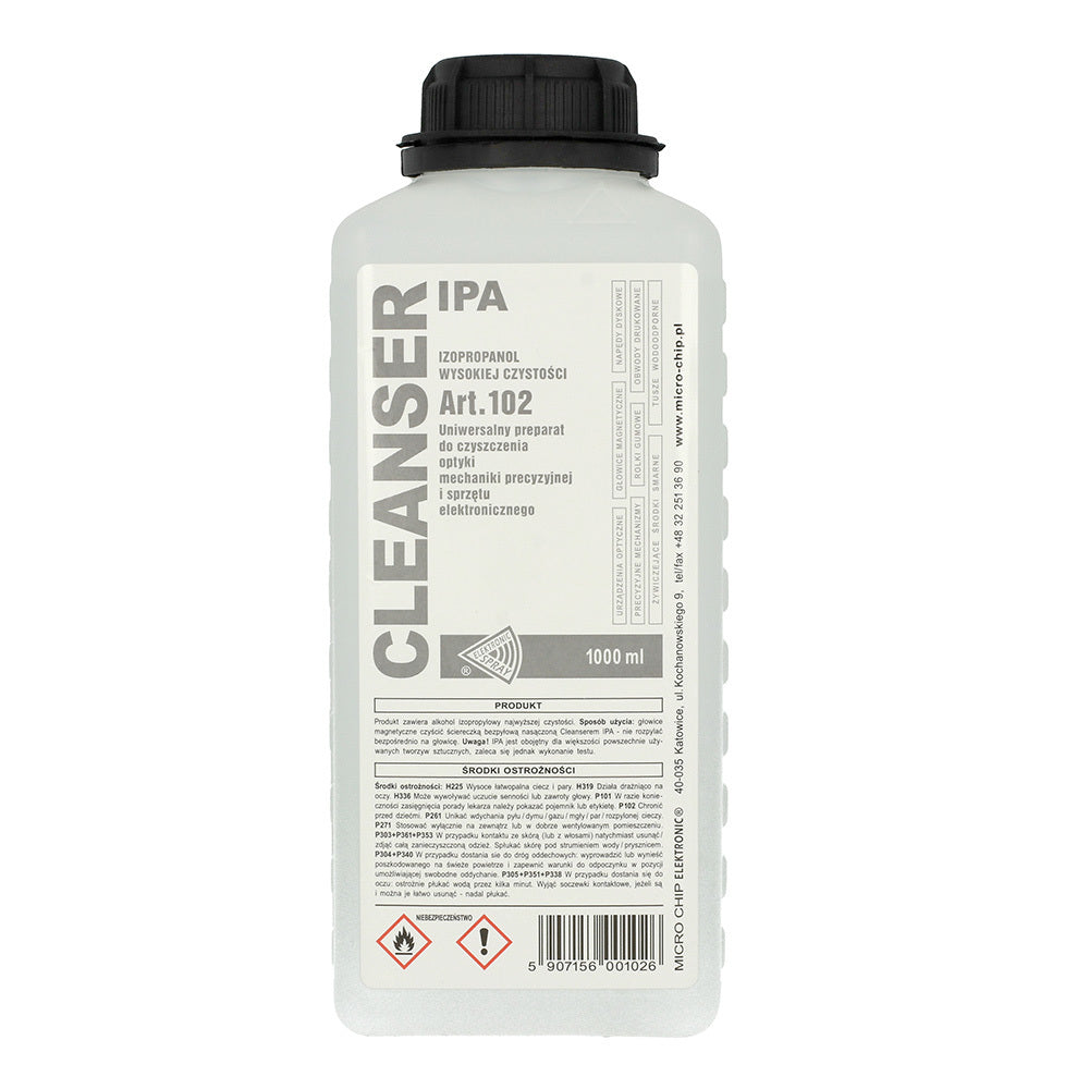 Álcool Isopropílico Eletrónico Spray IPA99, 1l ART.102