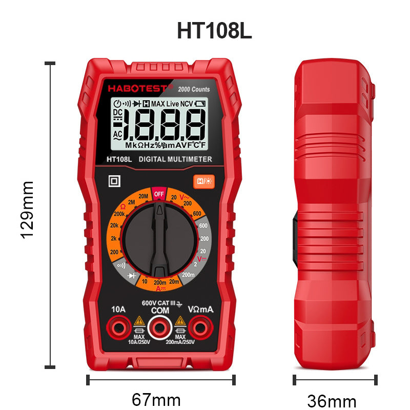 Habotest Digital HT108L Medidor de Habotest Digital 