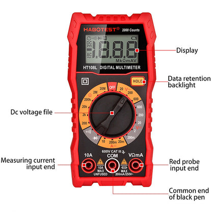 Habotest Digital HT108L Medidor de Habotest Digital 