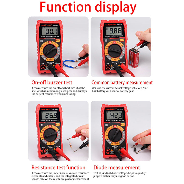 Habotest Digital HT108L Medidor de Habotest Digital 