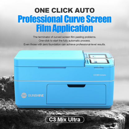 Aparelho de Laminação UV a Vácuo Sunshine C3 Mix Ultra para aplicação de Películas de Proteção UV / Hidrogel, 2 em 1