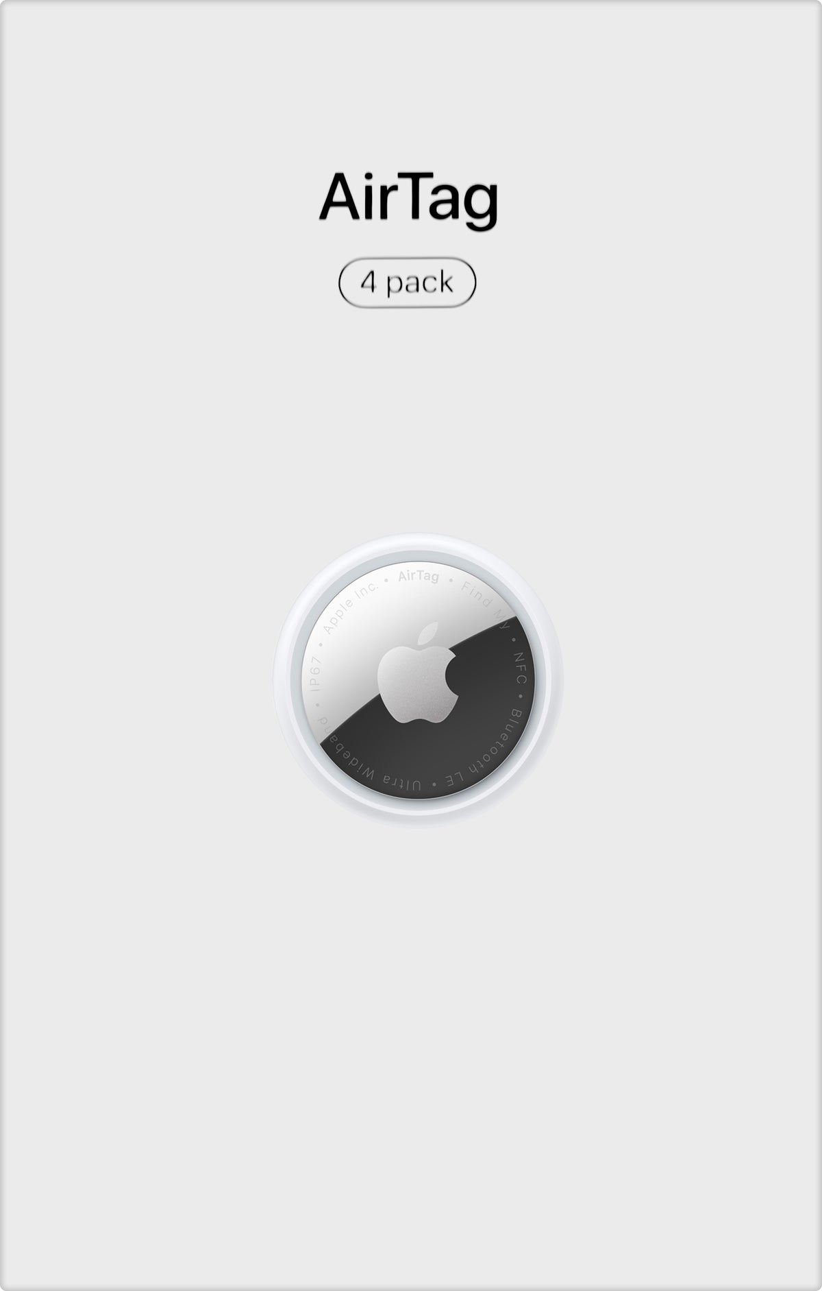 Apple AirTag, Set of 4 Pieces, White MX542AM/A