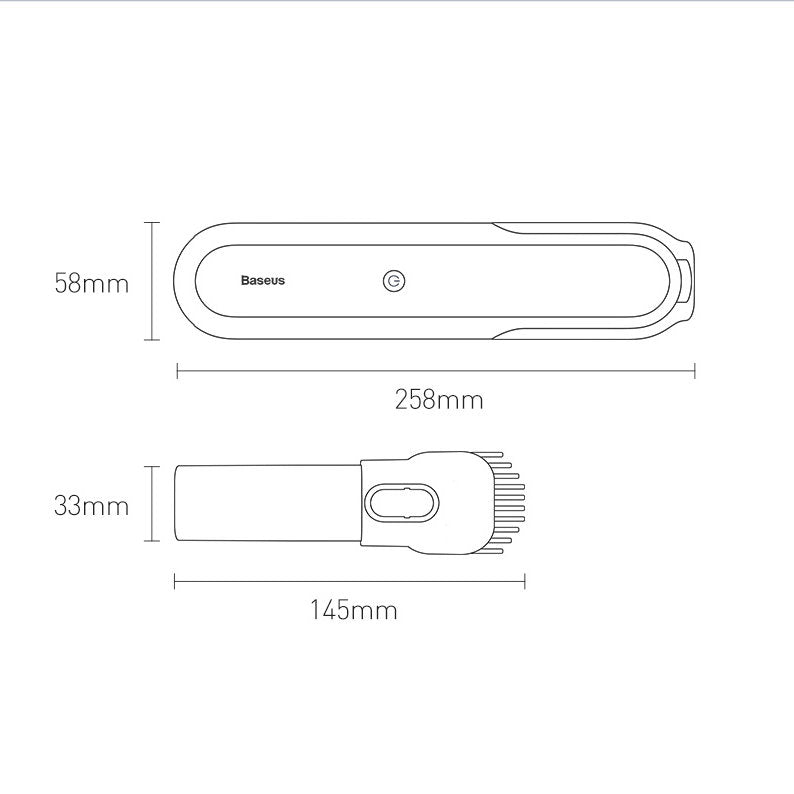 Aspirador para automóvel Baseus A1 VCAQ010002