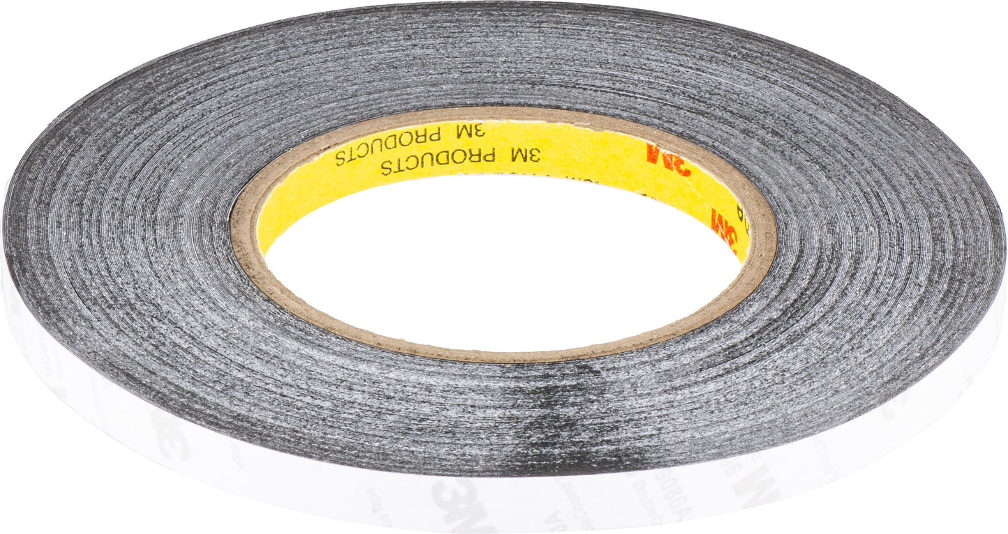 Fita Adesiva 3M, 10mm, 25m, Preta