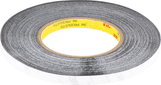 Fita Adesiva 3M, 10mm, 25m, Preta
