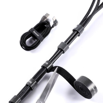 Organizador de Cabos Baseus Circle, Velcro, 3m, Preto ACMGT-F01