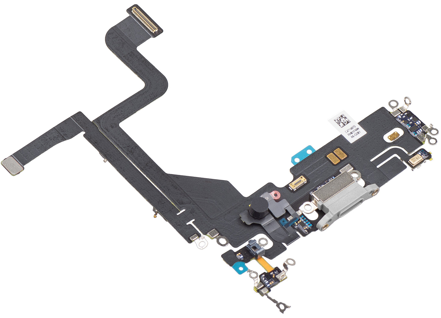 Fita para a cabeça com conetor de carregamento - Microfone Apple iPhone 13 Pro, prateado