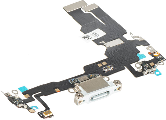 Cabo com Conector de Carregamento - Microfone Apple iPhone 15, Prateado