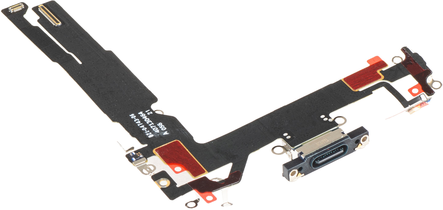 Cabo com Conector de Carregamento - Microfone Apple iPhone 16, Preto
