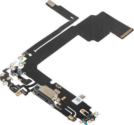 Cabo com Conector de Carregamento - Microfone Apple iPhone 15 Pro Max, Preto