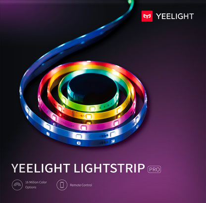 Fita LED Yeelight Pro, Wi-Fi, RGB, 2m, Branco YLDD05 