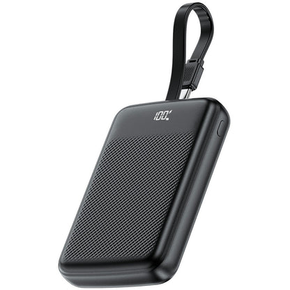 Bateria Externa Acefast M13, 10000mAh, 22.5W, QC + PD, 1 x USB-A - 2 x USB-C, Preta