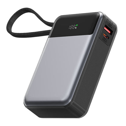 Bateria Externa Acefast M21, 20000mAh, 65W, QC + PD, 1 x USB-A - 2 x USB-C, Preta
