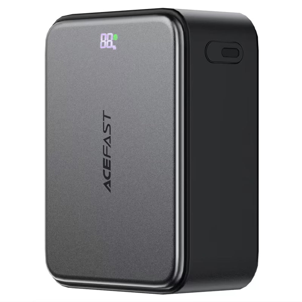 Bateria Externa Acefast M28, 10000mAh, 22.5W, QC + PD, 1 x USB-A - 2 x USB-C, Preta