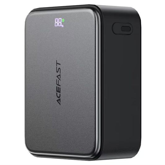 Bateria Externa Acefast M28, 10000mAh, 22.5W, QC + PD, 1 x USB-A - 2 x USB-C, Preta