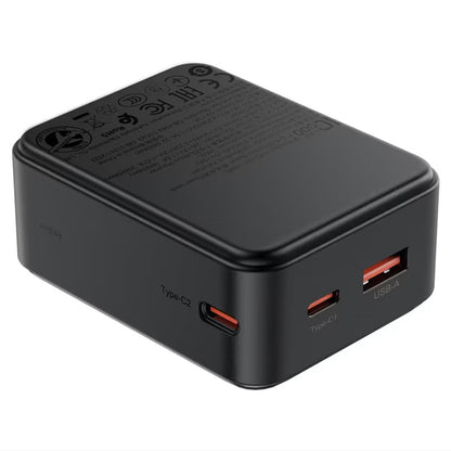 Bateria Externa Acefast M28, 10000mAh, 22.5W, QC + PD, 1 x USB-A - 2 x USB-C, Preta
