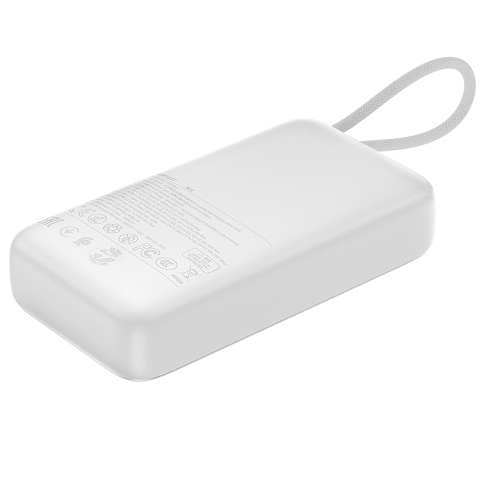 Bateria Externa Acefast M32, 10000mAh, 35W, PD, 2 x USB-C, Prateada