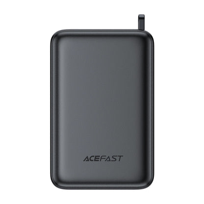 Bateria externa Acefast M4, 20000mAh, 67W, PD + QI, 1 x USB-A - 2 x USB-C, preto