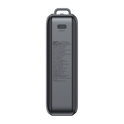 Bateria Externa Acefast M4, 20000mAh, 67W, PD, 1 x USB-A - 2 x USB-C, Preta