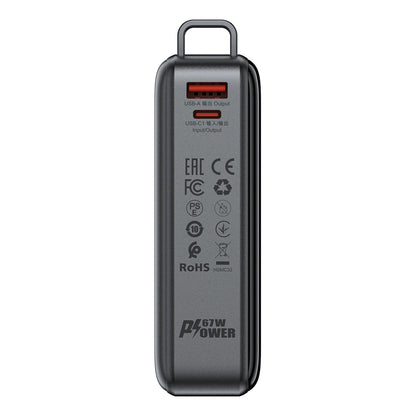 Bateria Externa Acefast M4, 20000mAh, 67W, PD, 1 x USB-A - 2 x USB-C, Preta