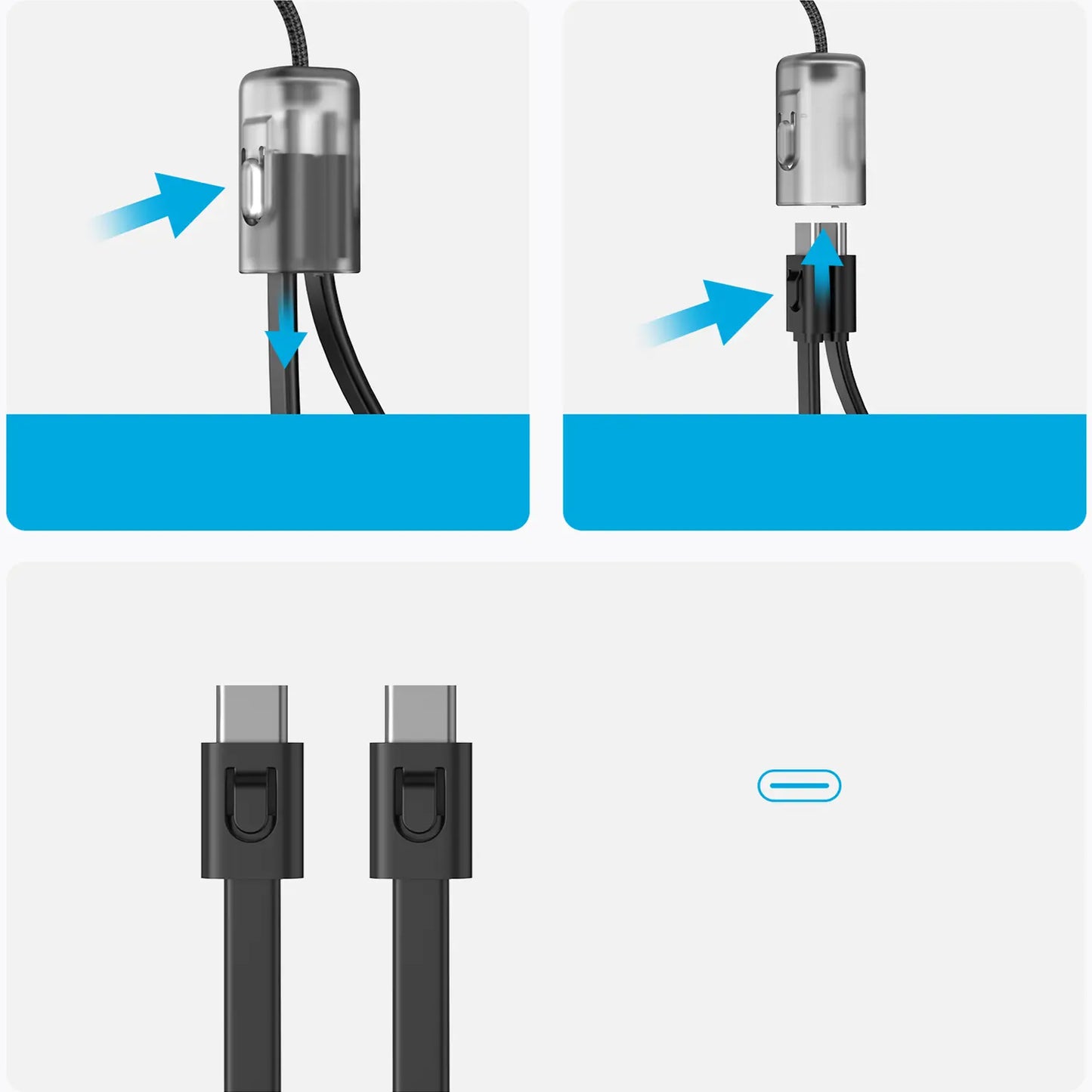 Bateria externa Anker, 20000mAh, 30W, QC + PD, 1 x USB-A - 2 x USB-C, preto A1384G11