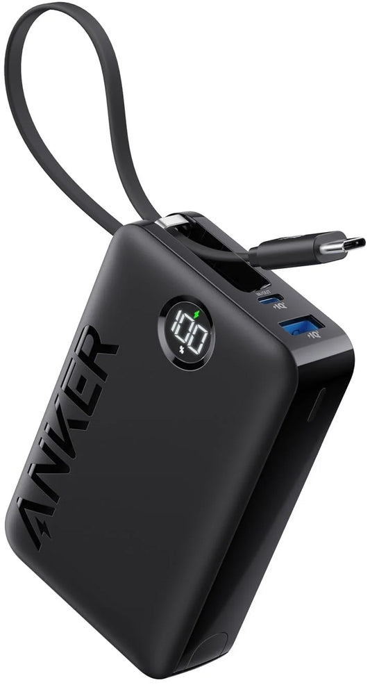 Bateria externa Anker PowerCore 335, 20000mAh, 22,5W, QC + PD, 1 x USB-A - 2 x USB-C, preto A1647G11