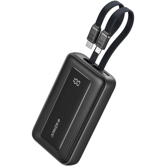 Bateria externa Anker PowerCore, 20000mAh, 30W, QC + PD, 1 x Lightning - 1 x USB-A - 2 x USB-C, preto A1681G11 