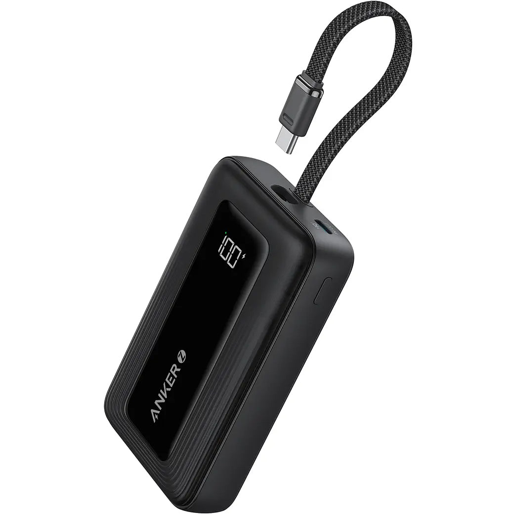 Bateria Externa Anker Zolo, 10000mAh, 30W, QC + PD, 1 x USB-A - 2 x USB-C, Preta A1688H11