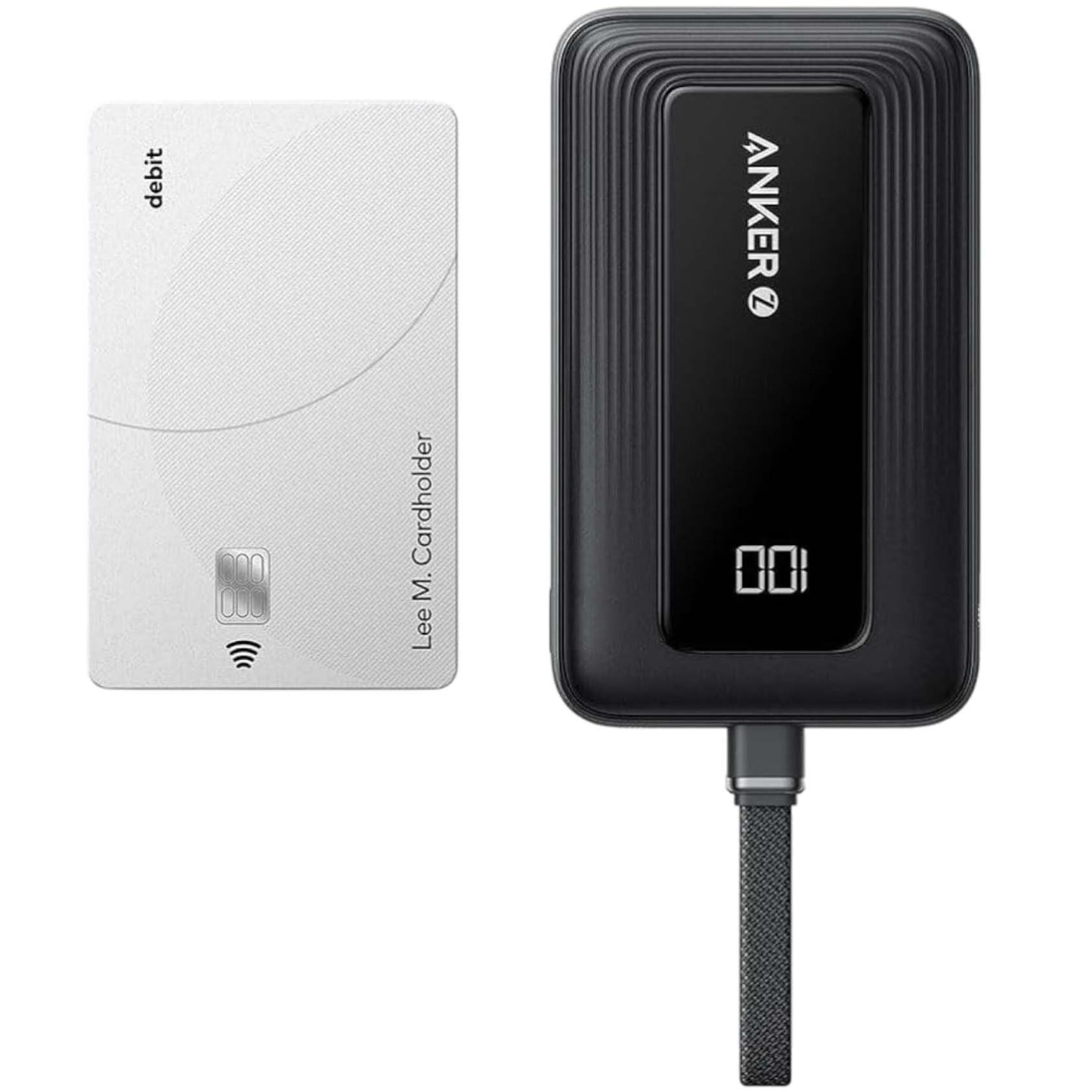 Bateria Externa Anker Zolo, 10000mAh, 30W, QC + PD, 1 x USB-A - 2 x USB-C, Preta A1688H11