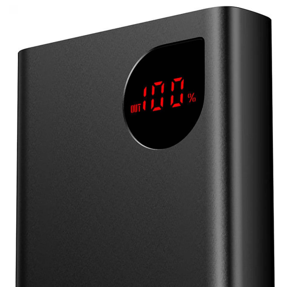 Bateria Externa Baseus Adaman, 20000mAh, 22.5W, QC + PD, 1 x USB-C - 2 x USB-A, Preta PPAD070101