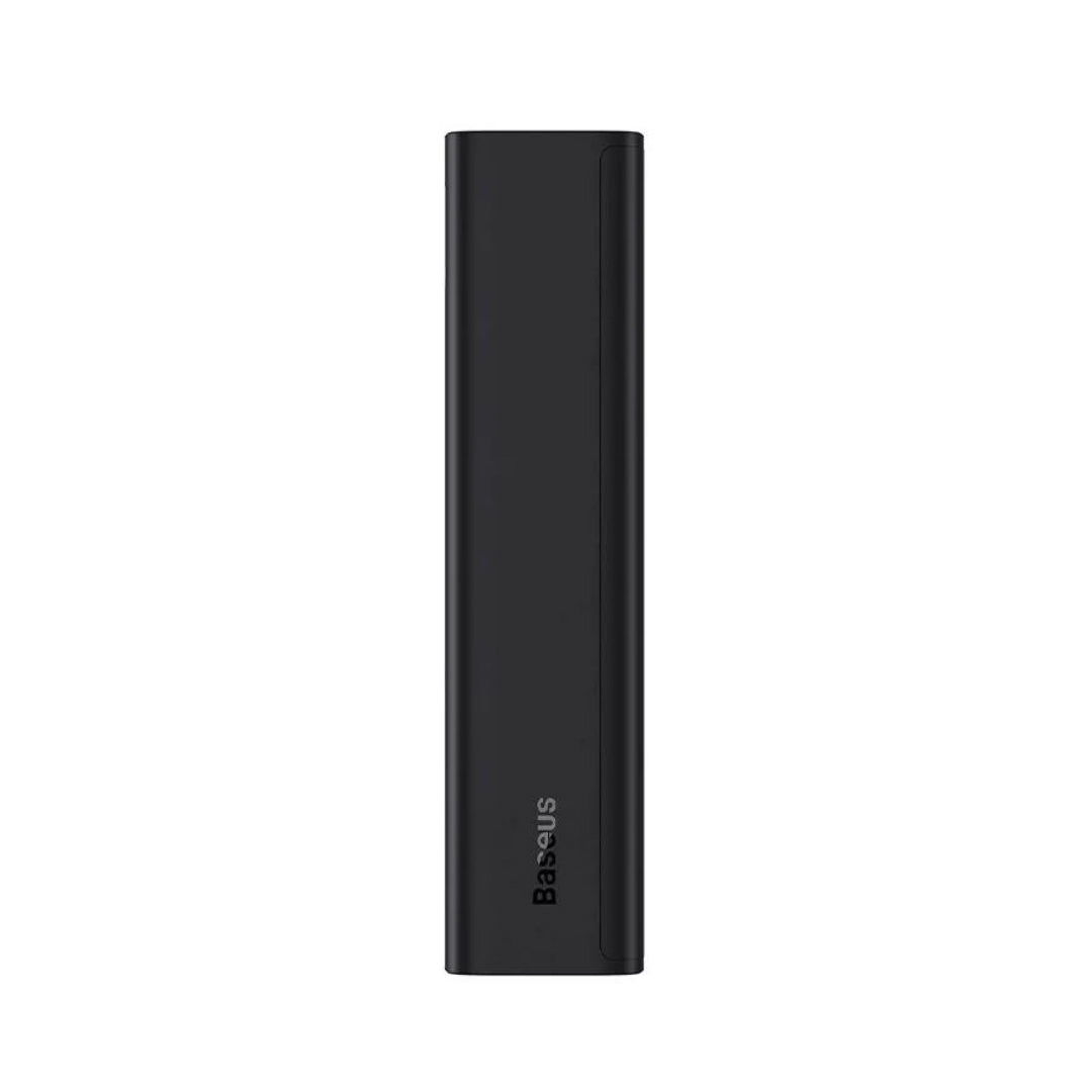 Bateria Externa Baseus Adaman2, 10000mAh, 30W, QC + PD, 1 x USB-C - 2 x USB-A, Preta PPAD040101
