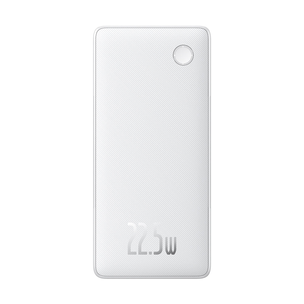 Bateria Externa Baseus Airpow Lite, 10000mAh, 22.5W, QC + PD, 1 x Lightning - 1 x USB-A - 2 x USB-C, Branca P10067501213-00