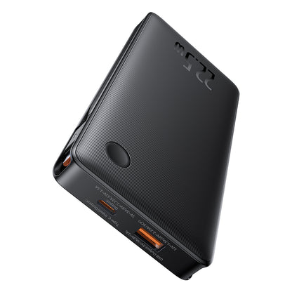 Bateria Externa Baseus Airpow Lite, 10000mAh, 22.5W, QC + PD, 1 x Lightning - 1 x USB-A - 2 x USB-C, Preta P10067501123-00