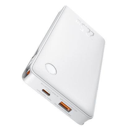 Bateria Externa Baseus Airpow Lite, 10000mAh, 22.5W, QC + PD, 1 x Lightning - 1 x USB-A - 2 x USB-C, Branca P10067501213-00