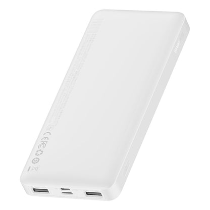 Bateria externa Baseus Bipow, 10000mAh, 15W, 1 x USB-C - 2 x USB-A, Branco PPBD050002 