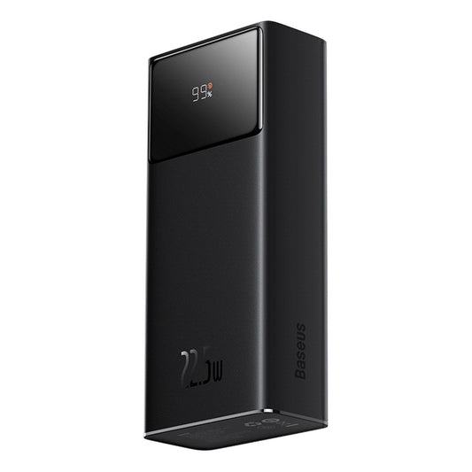 Bateria Externa Baseus EnerFill FP41, 30000mAh, 22.5W, QC + PD, 1 x USB-C - 2 x USB-A, Preta