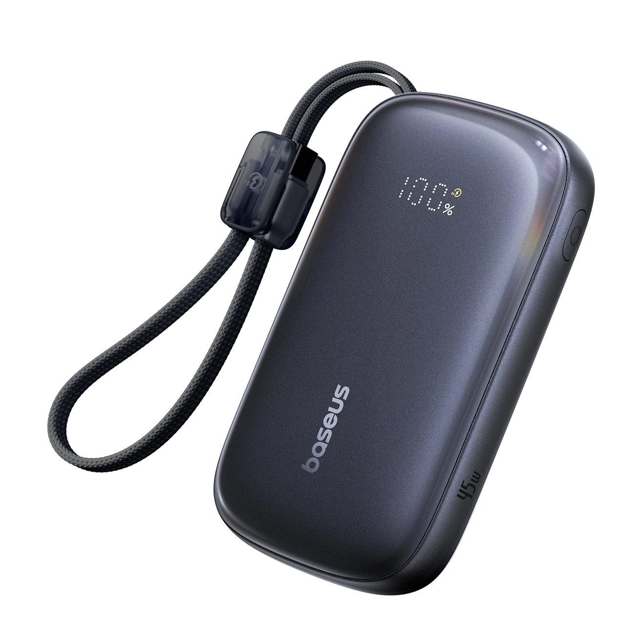 Bateria Externa Baseus EnerFill FC21 QPow 3 Ultra, 20000mAh, 45W, QC + PD, 1 x USB-A - 1 x USB-C, Preta E0027P00