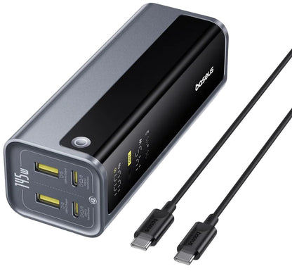 Bateria Externa Baseus EnerGeek GP12, 20800mAh, 145W, QC + PD, 2 x USB-A - 2 x USB-C, Cinzento P10082109813-00