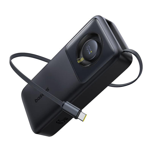 Bateria Externa Baseus Free2Pull, 20000mAh, 65W, PD, 1 x USB-C, Preta P10073700123-00