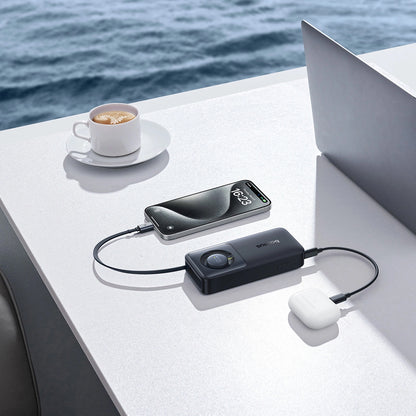 Bateria Externa Baseus OS Free2Pull, 10000mAh, 30W, PD, 2 x USB-C, Preta P10073701123-00