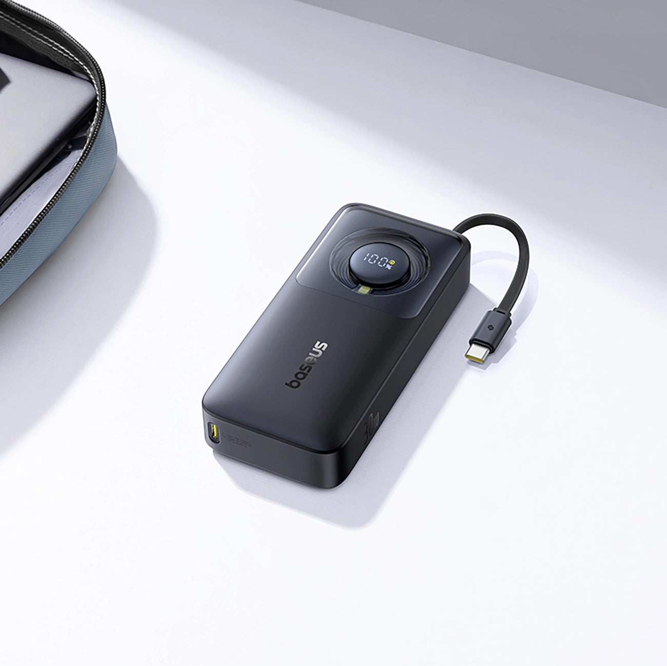 Bateria Externa Baseus OS Free2Pull, 10000mAh, 30W, PD, 2 x USB-C, Preta P10073701123-00
