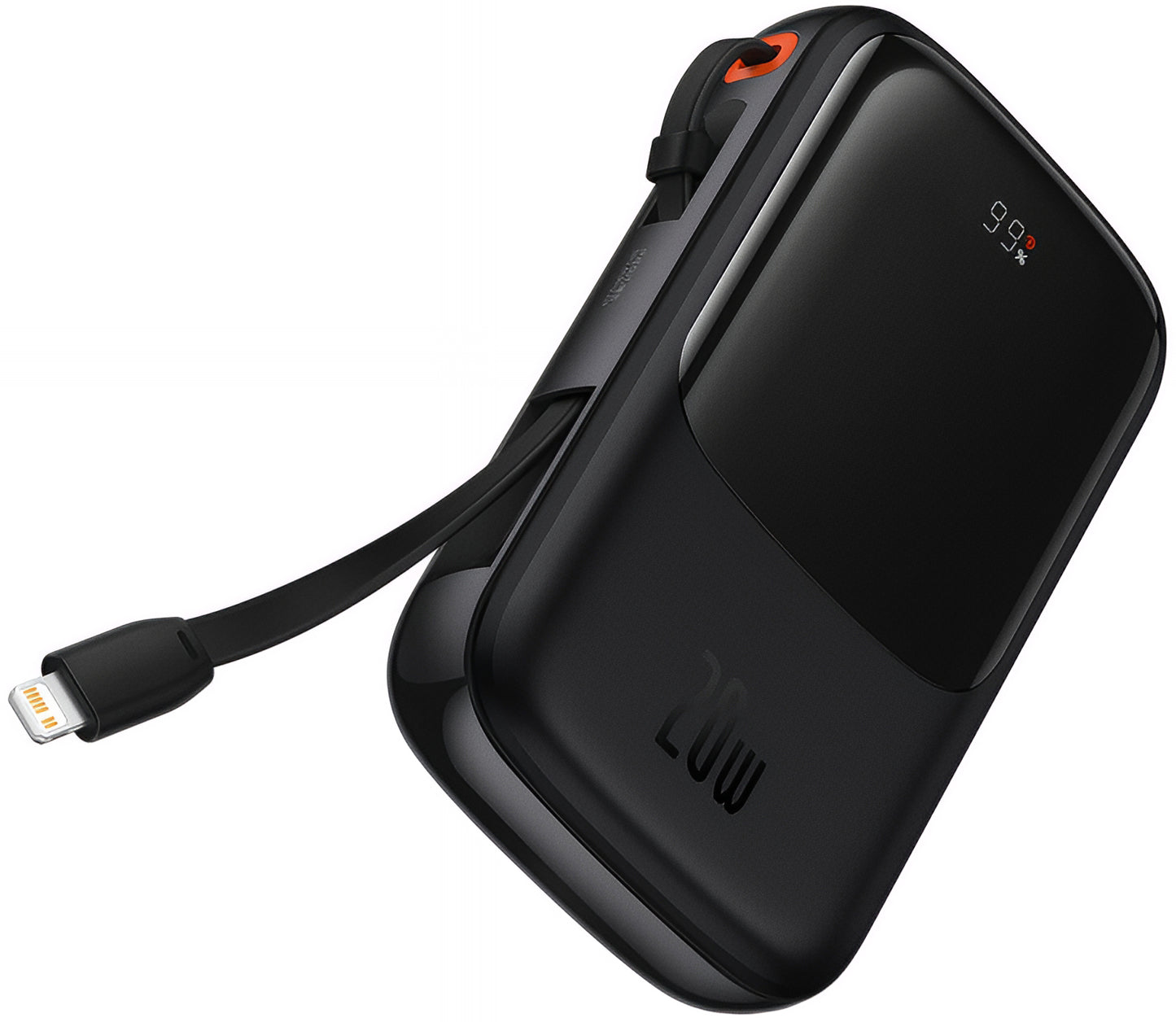 Bateria Externa Baseus Qpow Pro, 20000mAh, 20W, QC + PD, 1 x Lightning - 1 x USB-A - 1 x USB-C, Preta PPQD060201