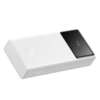 Bateria Externa Baseus Star Lord, 20000mAh, 30W, QC + PD, 1 x USB-C - 2 x USB-A, Branca P10022904213-00