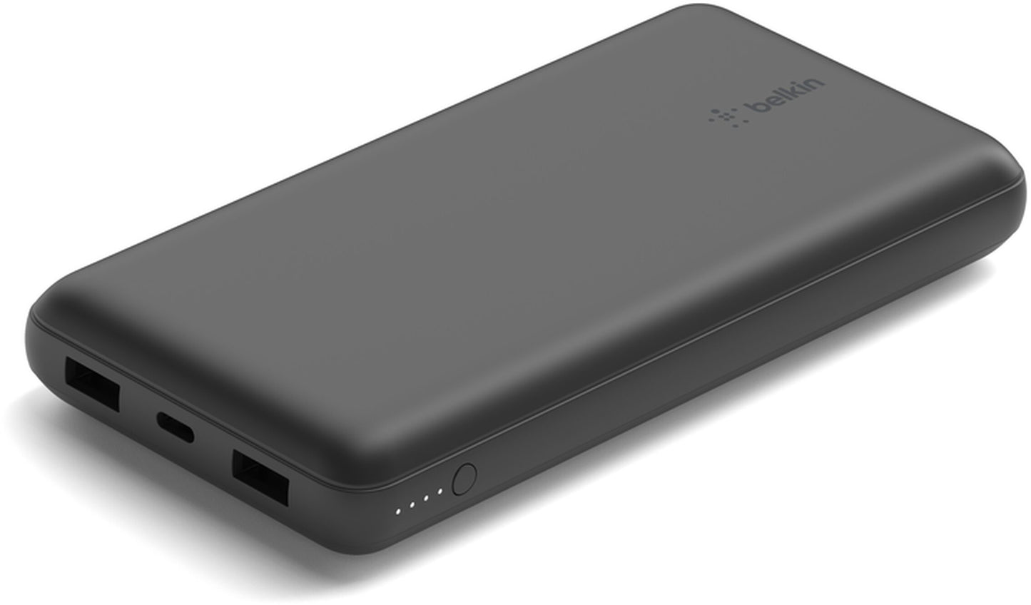 Bateria Externa Belkin BoostCharge Pro, 20000mAh, 15W, 1 x USB-C - 2 x USB-A, Preta BPB012btBK