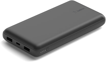 Bateria Externa Belkin BoostCharge Pro, 20000mAh, 15W, 1 x USB-C - 2 x USB-A, Preta BPB012btBK